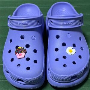 CROCS Crush Purple Platform sandals